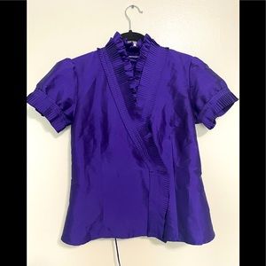 Calvin Klein wrap around blouse